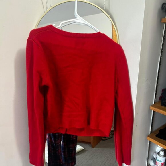 reformation Clara cherry red cashmere cardigan - Picture 6 of 6